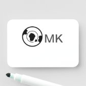 ブラックワールドグローブ名モノグラム旅行詳細を追加 名札 (インサイチュ)