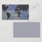 ブラックワールドモダンマップ旅行代理店 名刺 (正面/裏面)