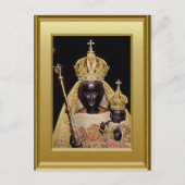 ブラックヴァージンマリアと子イエス ポストカード (正面)