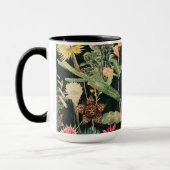 ブラックヴィンテージカラフルサボテン マグカップ (左)