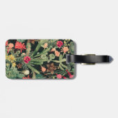 ブラックヴィンテージカラフルサボテン ラゲッジタグ (裏面横)