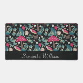 ブラックヴィンテージコテージコア デスクマット (正面)