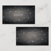 ブラックヴィンテージフェードスターズハロウィーン プレイスカード (正面/裏面)