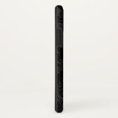 ブラックヴィンテージフローラレース Case-Mate iPhoneケース (裏面/右)