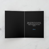 ブラックールク&ブルーアニマルピアノ誕生日 カード (内部)