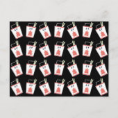 ブラック中国のテイクアウト ポストカード (正面)