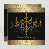 ブラック企業のビジネスグランドオープニングパーティー 招待状 (正面/裏面)