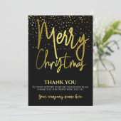 ブラック企業の金ゴールドクリスマス シーズンカード (スタンド正面)