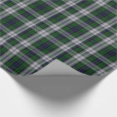 ブラック伝統的ウォッチドレスプレイドラッピング紙 ラッピングペーパー (角)