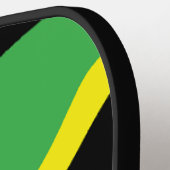 ブラック伝統、名前をカスタムする パーソナライズされた ピックルボールラケット (左詳細)