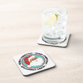 ブラック信じサンタに？ コースター (右側)