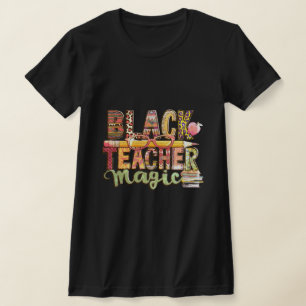 ブラック先生インスパイア魔法: & Educat Tシャツ