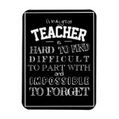 ブラック先生感謝の気持ち彼のためのギフト マグネット (縦)