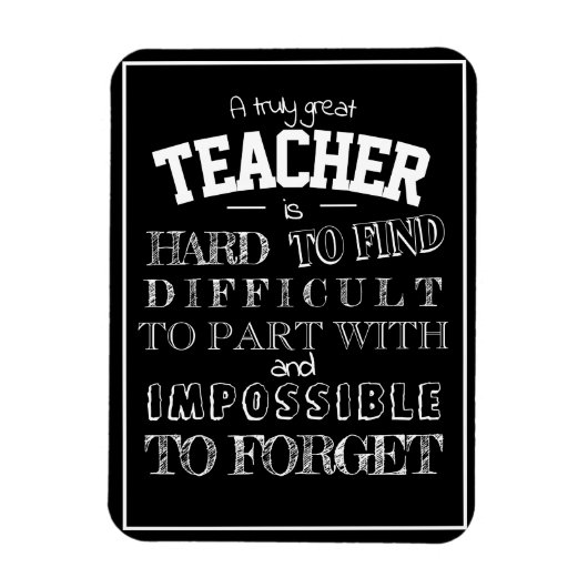 ブラック先生感謝の気持ち彼のためのギフト マグネット (縦)