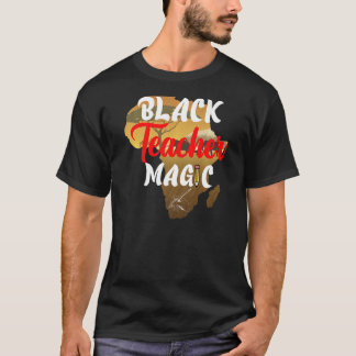 ブラック先生魔法メラニンプライドIアムブラックヒスト Tシャツ
