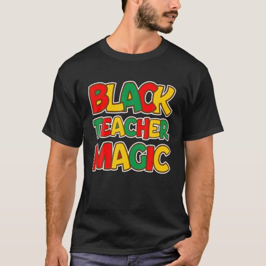ブラック先生魔法教育者ブラック歴史月間 Tシャツ (正面)