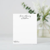 ブラック共有aメモリカード名前をカスタムするお祝い (スタンド正面)