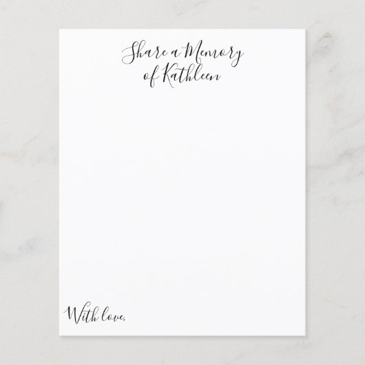 ブラック共有aメモリカード名前をカスタムするお祝い (正面)