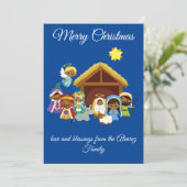 ブラック出生クリスマスカード シーズンカード (スタンド正面)