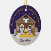 ブラック出生シーン セラミックオーナメント (右)