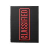 ブラック分類 ノートパッド (回転)