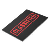 ブラック分類 ノートパッド (アングル)