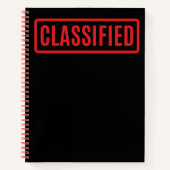 ブラック分類 ノートブック (正面)