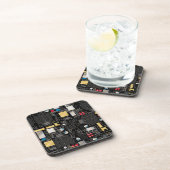 ブラック回路基板 コースター (右側)