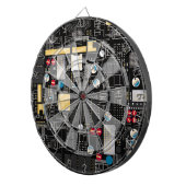 ブラック回路基板 ダーツボード (正面右)