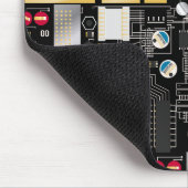 ブラック回路基板 マウスパッド (コーナー)