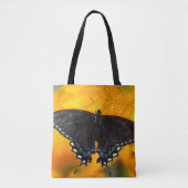 ブラック型枠オブイースタンタイガー トートバッグ (正面)