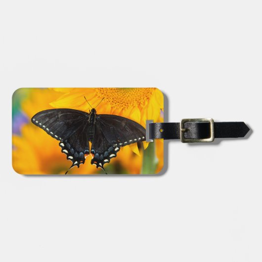 ブラック型枠オブイースタンタイガー ラゲッジタグ (正面横)