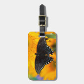 ブラック型枠オブイースタンタイガー ラゲッジタグ (正面縦)