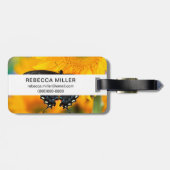 ブラック型枠オブイースタンタイガー ラゲッジタグ (裏面横)