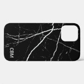ブラック大理石 Case-Mate iPhoneケース (裏面 (横))