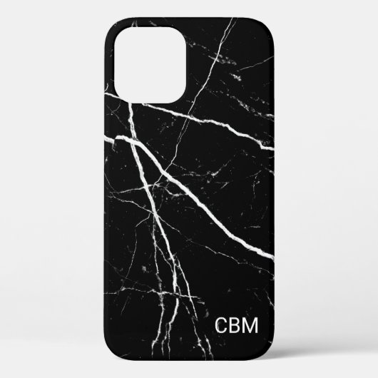 ブラック大理石 Case-Mate iPhoneケース (裏面)