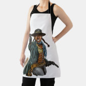 ブラック女性のカーボーイ エプロン (インサイチュ)