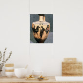 ブラック姿屋根裏花器、紀元前5世紀 ポスター (キッチン)