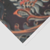 ブラック威厳のあるオレンジバロックのスパイダーイラストレーション 薄葉紙 (詳細)