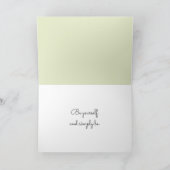 ブラック子猫デイジー及び引用文 カード (内部)