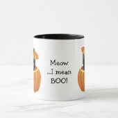 ブラック子猫パンプキンハロウィンマグ マグカップ (中央)