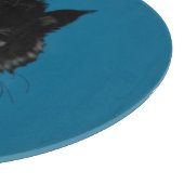 ブラック子猫 カッティングボード (角)