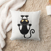 ブラック子猫 クッション (ブランケット)