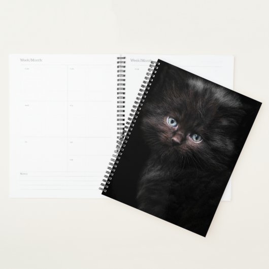 ブラック子猫 プランナー手帳 (ディスプレー)