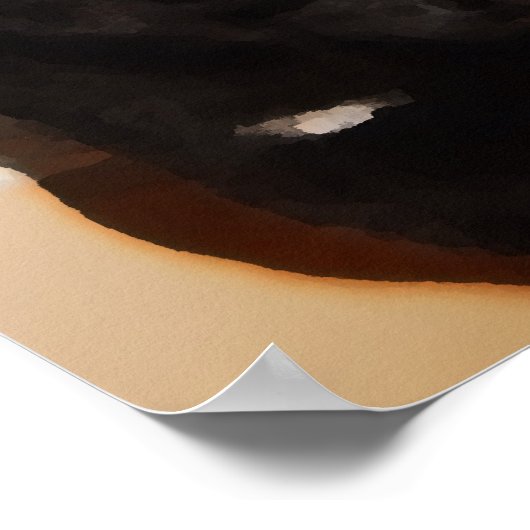 ブラック子猫 ポスター (角)