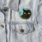 ブラック子猫 缶バッジ (インサイチュ)