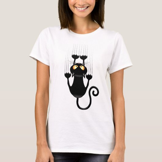ブラック子猫 Tシャツ (正面)