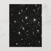 ブラック宇宙スターズバックグラウンドウォールペーパーズCUSTOMIZA ポストカード (正面)