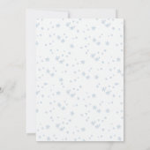 ブラック宇宙ファーストのまわりにトリップサン1st誕生日 招待状 (裏面)