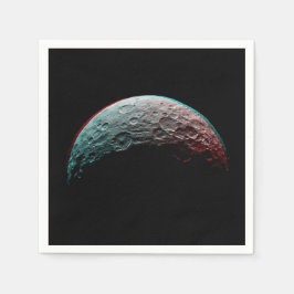 ブラック宇宙。宇宙の惑星 スタンダードカクテルナプキン